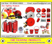 Fire safety products,  Fire fighting equipments,  Fire extinguishers