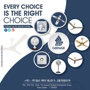 Ceiling fans manufacturers in Delhi | Girnar Fans